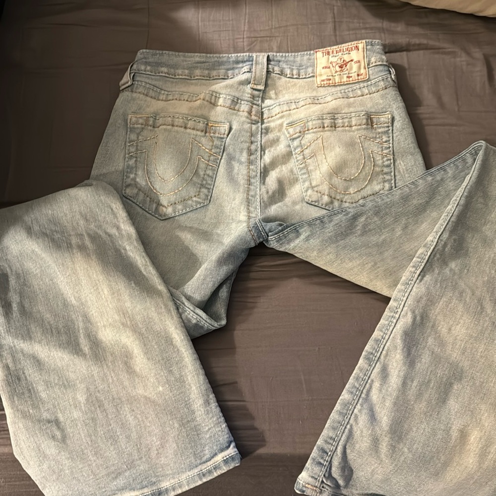 True Religion white washed jeans, size 27